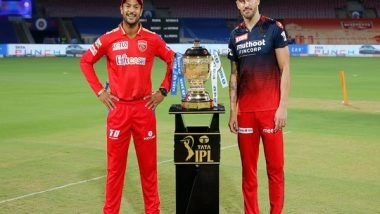 Sports News | IPL 2022:  Punjab Kings Win Toss and Choose to Bowl Against Royal Challengers Bangalore