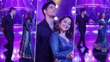 Madhuri Dixit Dances With Sidharth Malhotra On Her 90s Hit Song ‘Pehla Pehla Pyar Hai From Hum Aapke Hain Koun (Watch Video)