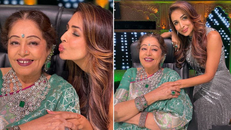 Malaika Arora Reunites With Kirron Kher on India’s Got Talent Season 9 (View Pics)