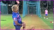 IPL 2022: Lasith Malinga, RR Fast Bowling Coach, Bowls a 'Perfect Yorker' in Nets (Watch Video)