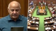 'Rozgar Budget': Delhi Deputy Chief Minister Manish Sisodia Presents Rs 75,800 Crore Budget for FY 2022&ndash;23