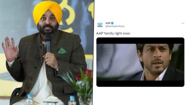 AAP Celebrates Punjab Elections 2022 Victory With Shah Rukh Khan Meme From Chak De