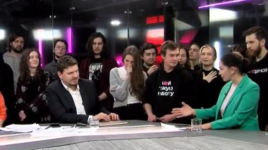 'No To War,' Staff Resigns On Live TV, Russian News Channel Plays 'Swan Lake' as Faculty Walks Out, (Watch Video)