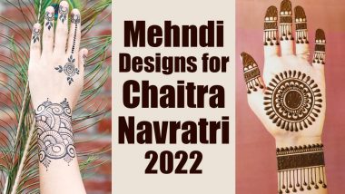 Latest Mehndi Designs for Chaitra Navratri 2022 Festival: Simple Mehndi Design Images and Indian Henna Patterns To Celebrate the Pious Occasion (Watch Video Tutorials)
