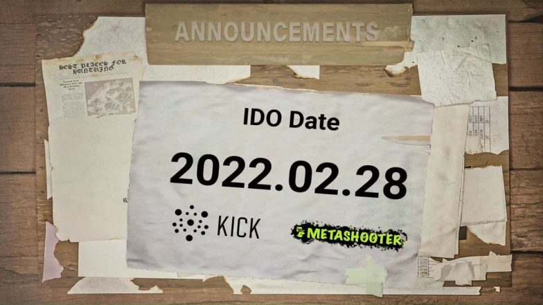 Metashooter Announces First Public Sale of Its $MHUNT Token on Cardano Launch Pad Kick.io