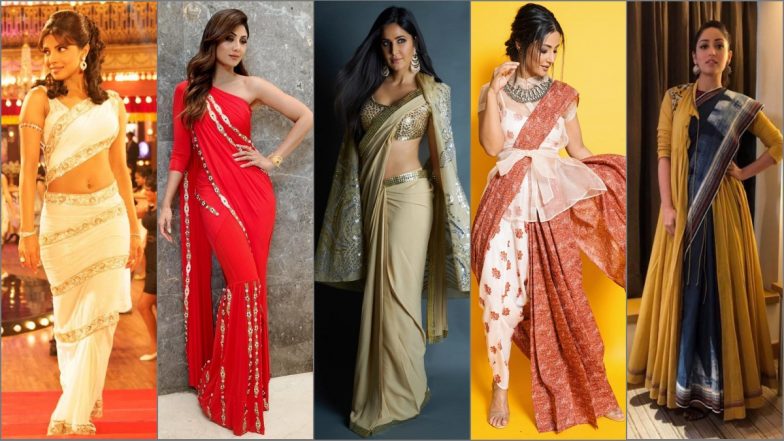 Saree Draping Style: From Cape Drape to Dhoti Style, 7 Celebrity ...