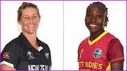 New Zealand Women vs West Indies Women Live Streaming Online of ICC Women's Cricket World Cup 2022: How To Watch NZ W vs WI W Women&rsquo;s CWC Match Free Live Telecast in India?