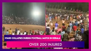 Malappuram: Watch As Stand Collapses During Football Match In Kerala, Over 200 Injured