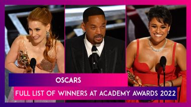 Oscars: Full List Of Winners At Academy Awards 2022