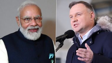 PM Narendra Modi Thanks Polish President Andrzej Duda for Providing Assistance to Evacuate Indian Citizens from Ukraine