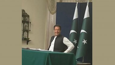 Imran Khan No-Trust Vote: Pakistan PM Names US As Country Behind Threat in ‘Slip of Tongue’ (Watch Video)