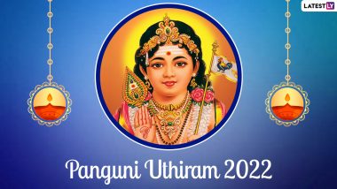 Panguni Uthiram 2022 Wishes & HD Images: Free Wallpapers, WhatsApp Status Messages, SMS and Greetings To Celebrate the Tamil Hindu Festival