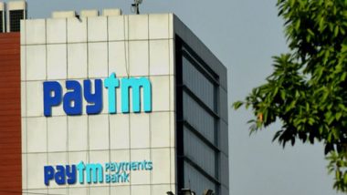 Paytm Share Price Plunges 13 Percent as RBI Bars Its Payment Bank From Acquiring New Customers
