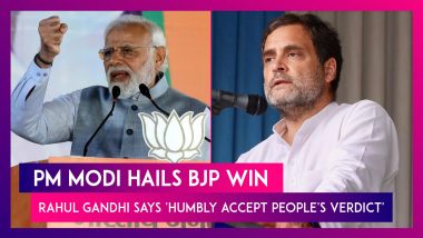 PM Modi Hails BJP Win, Rahul Gandhi Says 'Humbly Accept People's Verdict'