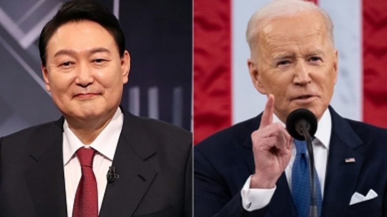 South Korea Presidential Election Result 2022: US President Joe Biden Congratulates President-Elect Yoon Suk-yeol, Reaffirms Commitment to Address North Korean Threat