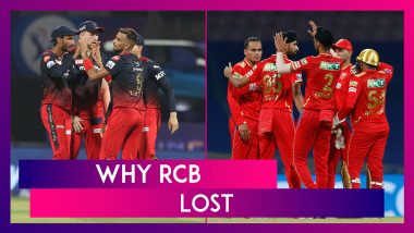 Punjab Kings vs Royal Challengers Bangalore IPL 2021: 3 Reasons Why RCB Lost