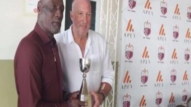 Sports News | WI Vs Eng: Ian Botham, Vivian Richards Unveil Richards-Botham Trophy for Test Series