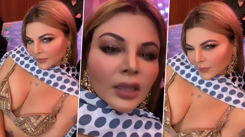 Rakhi Sawant Shows Off Her ‘Anmol Ratan’ in a New Sultry Video As She Flaunts Her Saree (Watch)