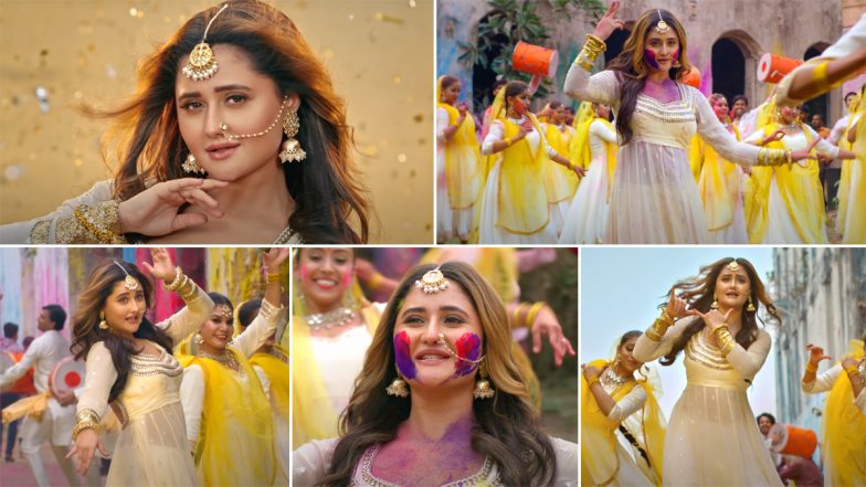 Biraj Mein Jhoom: Rashami Desai Is Graceful and Elegant As She Celebrates Holi in This Beautiful Melody (Watch Video)