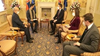 World News | Rijiju Meets Slovakia PM, Conveys Gratitude for Evacuation of Indians from Ukraine
