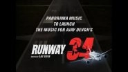 Business News | Panorama Music to Launch the Music for Ajay Devgn's - Runway 34