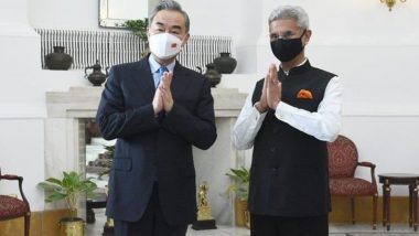 India-China Talks: S Jaishankar Conveys 'National Sentiment' to Chinese FM Wang Yi, Says 'Current Situation is Work in Progress But Slow'