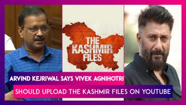 Arvind Kejriwal Says Vivek Agnihotri Should Upload The Kashmir Files On Youtube Over BJP's Demand For Tax-Free Status