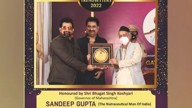 Business News | Times Applaud Recognizes the Unparalleled Effort of Sandeep Gupta in the Field of Nutraceutical with Trendsetter 2022 Award
