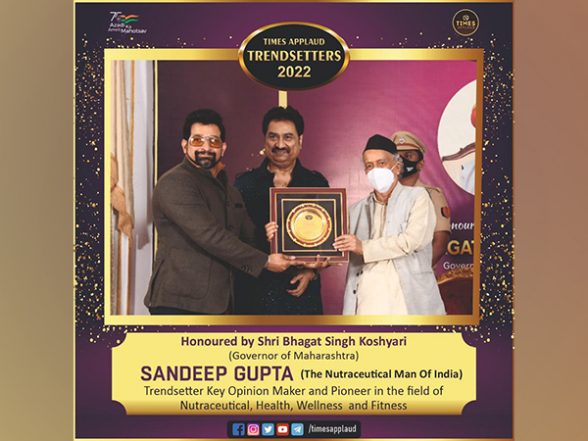 Business News | Times Applaud Recognizes the Unparalleled Effort of Sandeep Gupta in the Field of Nutraceutical with Trendsetter 2022 Award - Vimarsana News