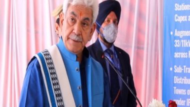 India News | J&K: LG Manoj Sinha Inaugurates 42 Transmission, Distribution Projects for Kashmir Valley