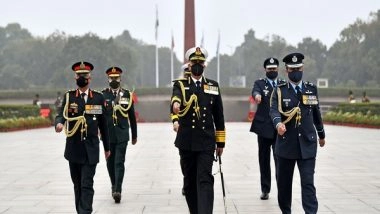 India News | PM Modi Meets Three Services Chiefs