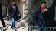 Pathaan: Shah Rukh Khan&rsquo;s Stylish Pictures in Black Jacket Leaked from the Sets of His Upcoming Film!