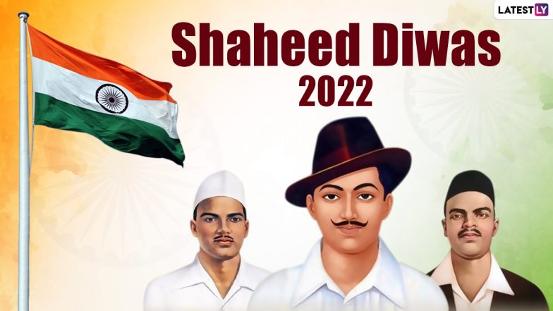 Shaheed Diwas 2022 Images & Martyr's Day HD Wallpapers for Free Download  Online: Patriotic Slogans, Sayings, Messages and Photos of Bhagat Singh,  Sukhdev and Rajguru To Share on 23 March | 🙏🏻 LatestLY