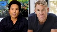 Shane Warne Memorial Service: Sachin Tendulkar Pays Tribute to the Legendary Australian Leg-Spinner, Says, &lsquo;I Will Miss You&rsquo; (Watch Video)