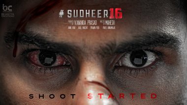 #Sudheer16: Shooting Of Sudheer Babu's Action Thriller Helmed By Mahesh Surapaneni Begins (View Poster)