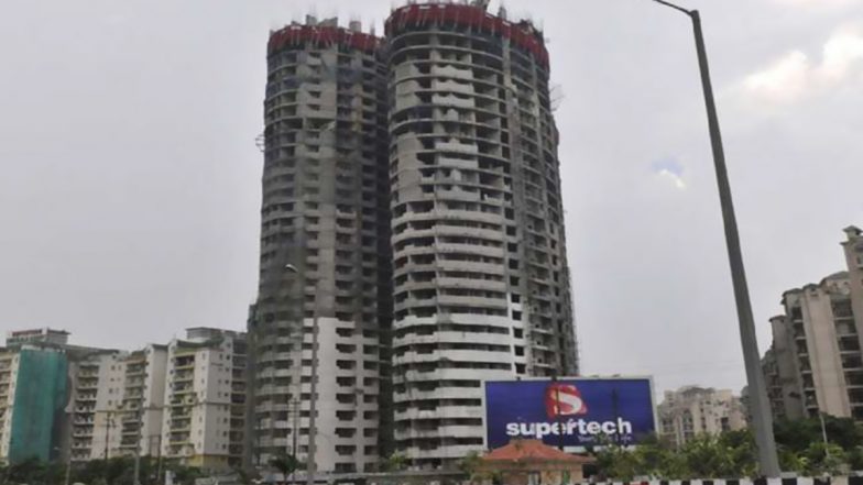 Noida Twin Tower Demolition: Supertech Towers To Be Demolished Using Implosion; What Is the Implosion Method and How Much Debris Will Be Generated? Know Everything Here