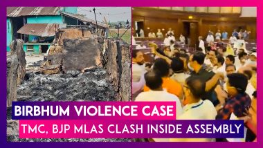 Birbhum Violence Case: TMC, BJP MLAs Clash Inside Assembly