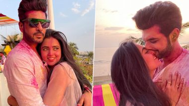 Tejasswi Prakash and Karan Kundrra’s Holi Celebration Was Filled With Colours of Love (View Pics)
