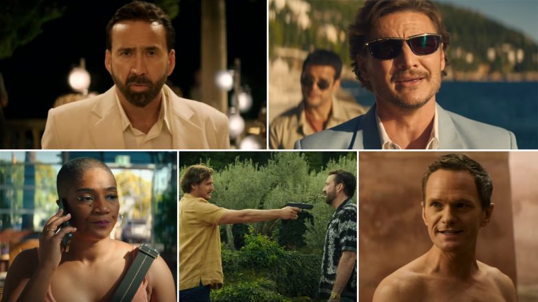 The Unbearable Weight of Massive Talent Trailer: Nicolas Cage Riffs on Himself in This Action-Comedy Co-Starring Pedro Pascal (Watch Video)