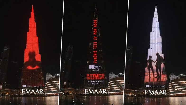 The Batman: Makers of Robert Pattinson’s DC Film Unveil Film’s Special Video on Burj Khalifa (Watch Video)