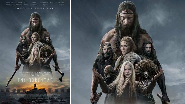 The Northman: Alexander Skarsgård, Nicole Kidman, Ethan Hawke and Others Feature in the New Poster of the Film (View Pic)