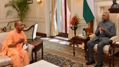 India News | UP CM-elect Yogi Adityanath Calls on President Ram Nath Kovind