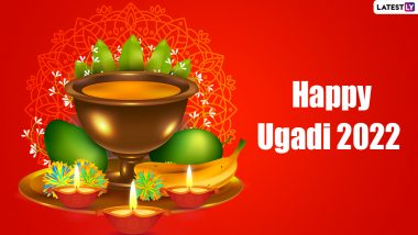 Happy Ugadi 2022 Wishes & HD Images: WhatsApp Stickers, GIFs, Wallpapers, Facebook Messages and SMS To Celebrate Telugu New Year With Loved Ones