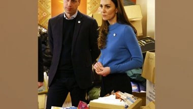 Entertainment News | Prince William, Kate Middleton Show Support for Ukraine in Blue Attires