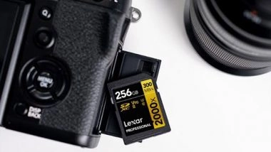 Business News | Lexar Announces Development of 2000x 256GB SDXC™ UHS-Ii V90 Card GOLD Series