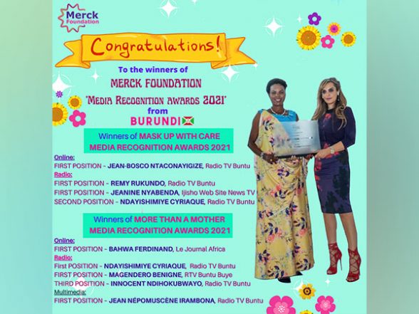 Business News | Merck Foundation Thanks Burundi First Lady and Her Daughter for Dedicating Her Song to More Than a Mother Campaign to Break Infertility Stigma - Vimarsana News