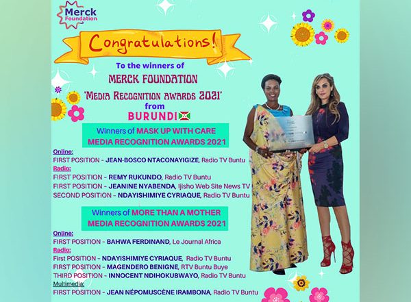 Business News | Merck Foundation Thanks Burundi First Lady and Her Daughter for Dedicating Her Song to More Than a Mother Campaign to Break Infertility Stigma
