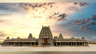 India News | Telangana's Yadadri Temple Showcases Fusion of Dravidian, Kakatiyan Architecture on Black Granite