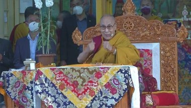 India News | Himachal Pradesh: Dalai Lama Makes First Public Appearance After Two Years in Dharamshala