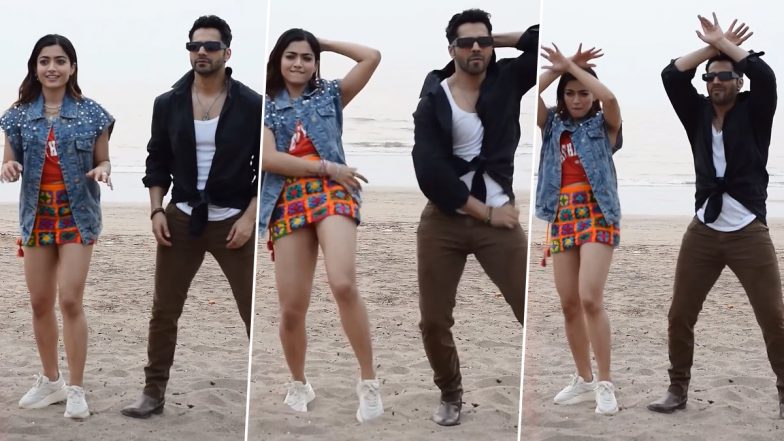 Varun Dhawan and Rashmika Mandanna Happily Groove to Thalapathy Vijay’s ‘Arabic Kuthu’ Song From Beast (Watch Video)